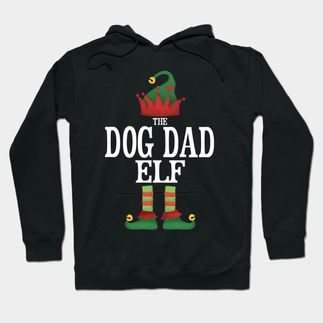 Dog Dad Elf Matching Family Group Christmas Party Pajamas Hoodie by uglygiftideas